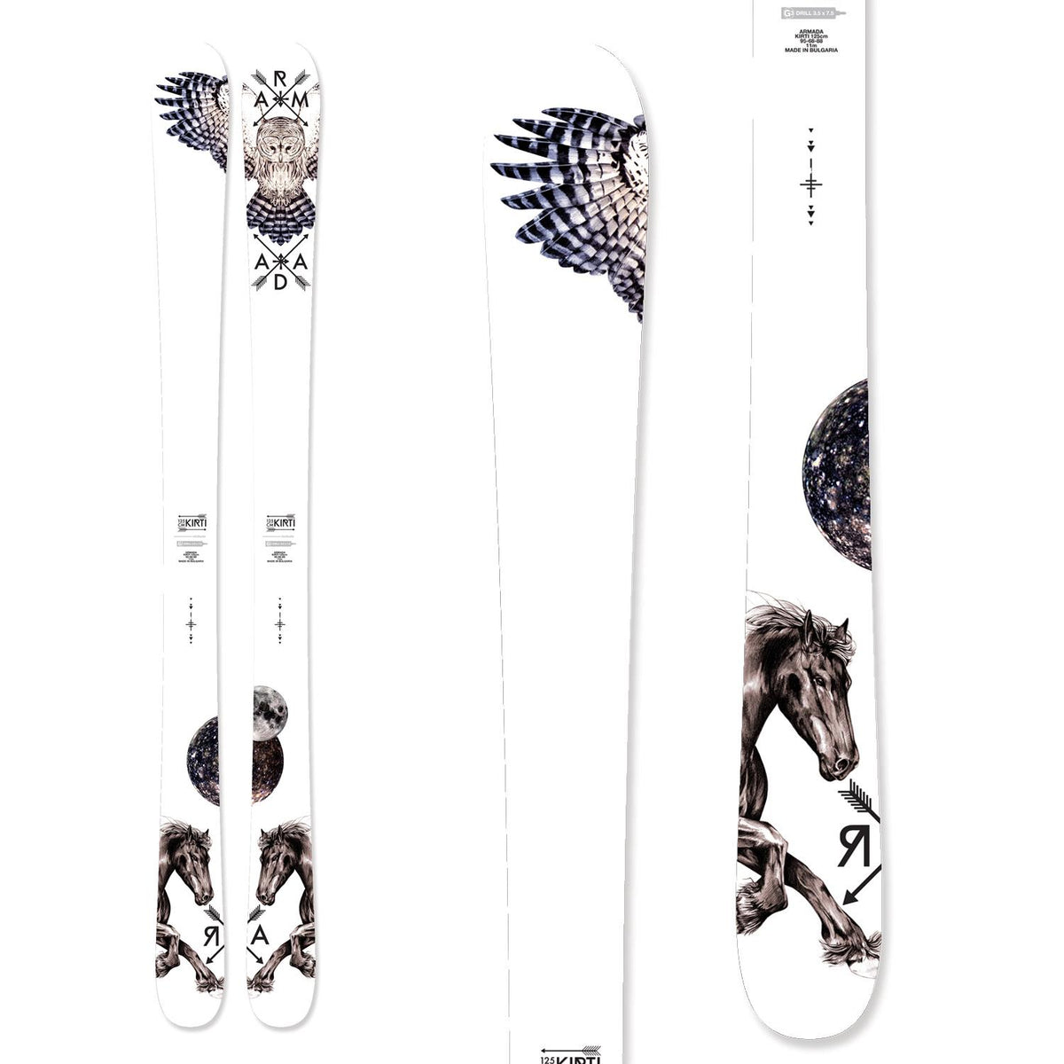 Armada Kirti Skis + Marker S 4.5 Bindings - Kids' 2013