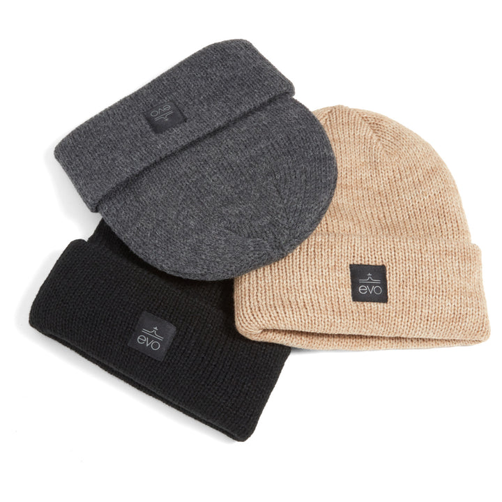 evo Workwear Beanie Oatmeal Marl