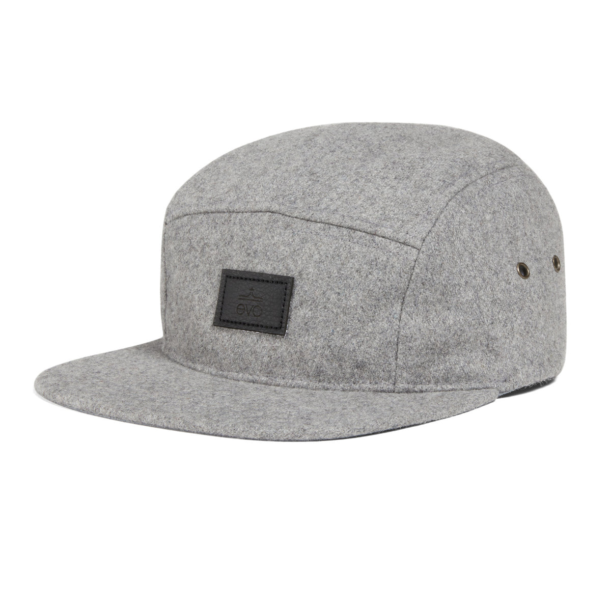 evo Wool 5 Panel Hat Heather Charcoal