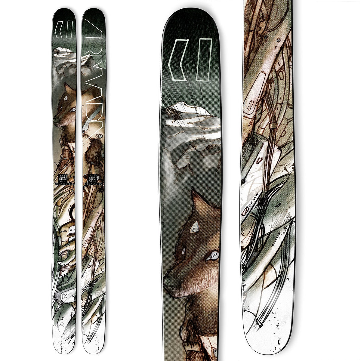 Armada Triple J Skis + Tyrolia SP 7.5 AC Bindings - Kids' 2016