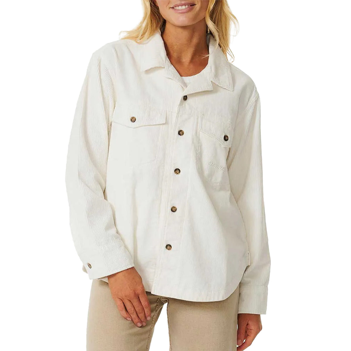 Rip Curl Stevie Corduroy Shirt - Women's Cream