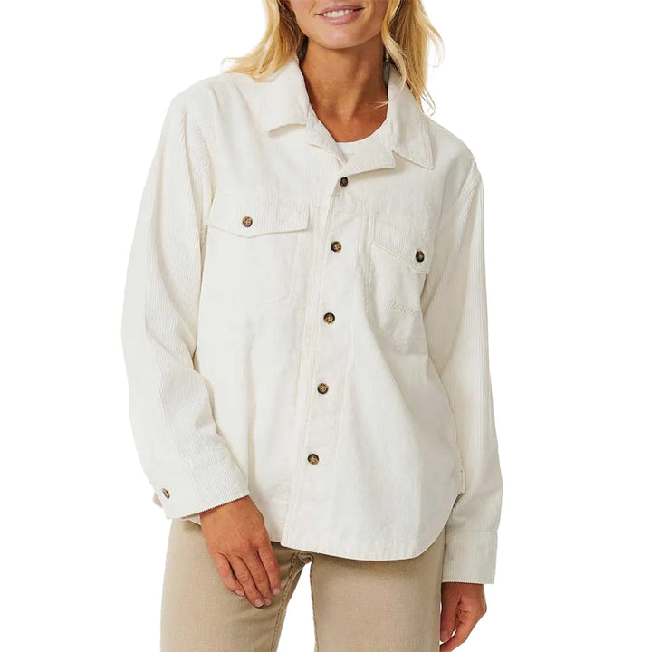Rip Curl Stevie Corduroy Shirt - Women's Cream