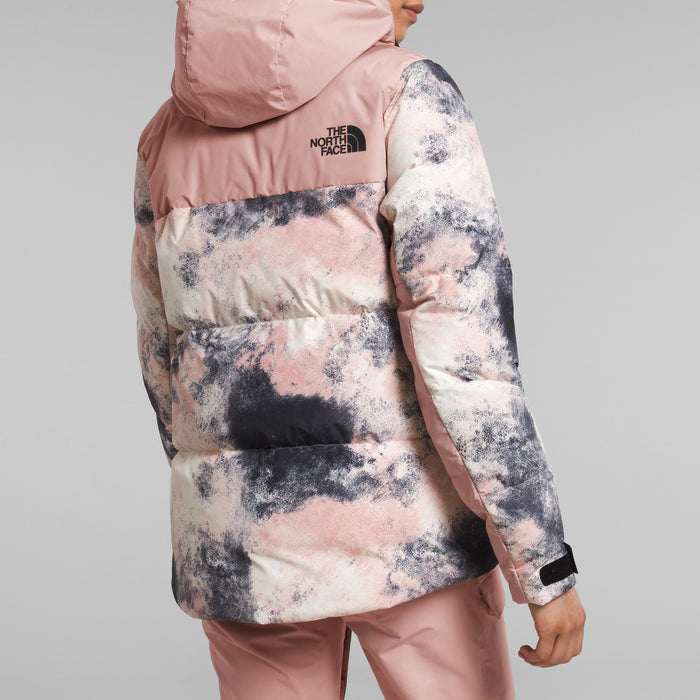 The North Face Corefire Down Windstopper® Jacket - Women's Pink Moss Faded Dye Camo Print