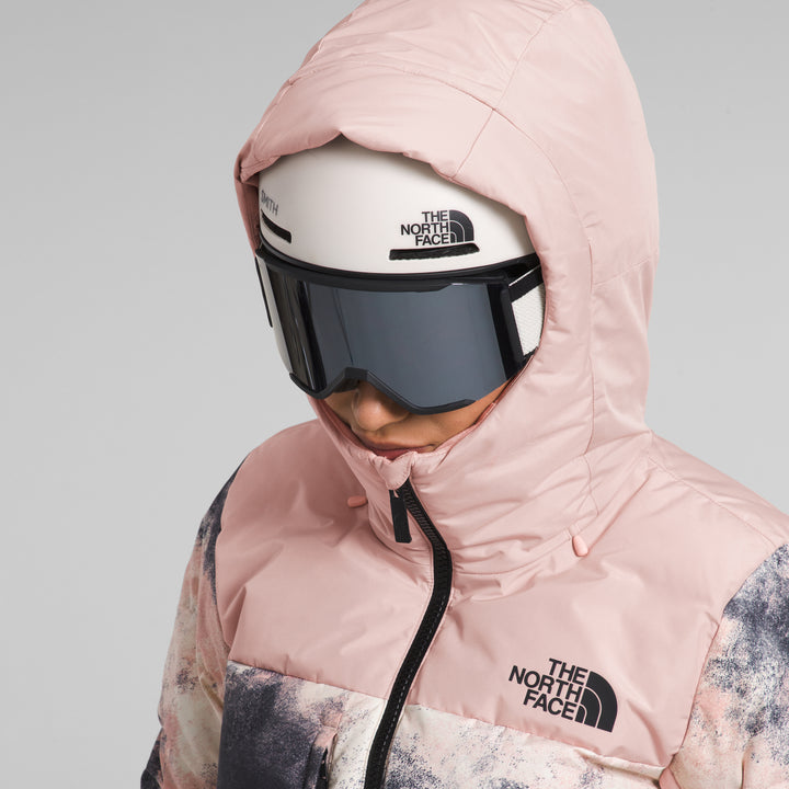 The North Face Corefire Down Windstopper® Jacket - Women's Pink Moss Faded Dye Camo Print