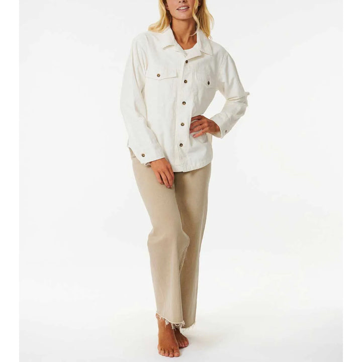 Rip Curl Stevie Corduroy Shirt - Women's Cream