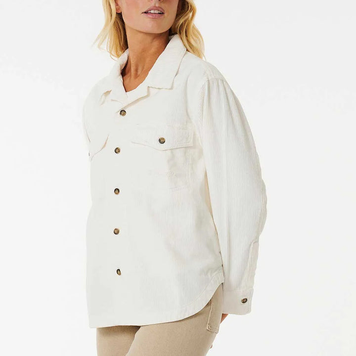 Rip Curl Stevie Corduroy Shirt - Women's Cream