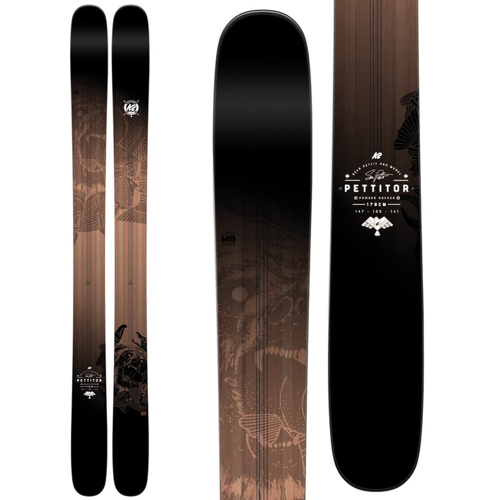 K2 Pettitor 120 Skis + Tyrolia Attack 13 Demo Bindings 2017
