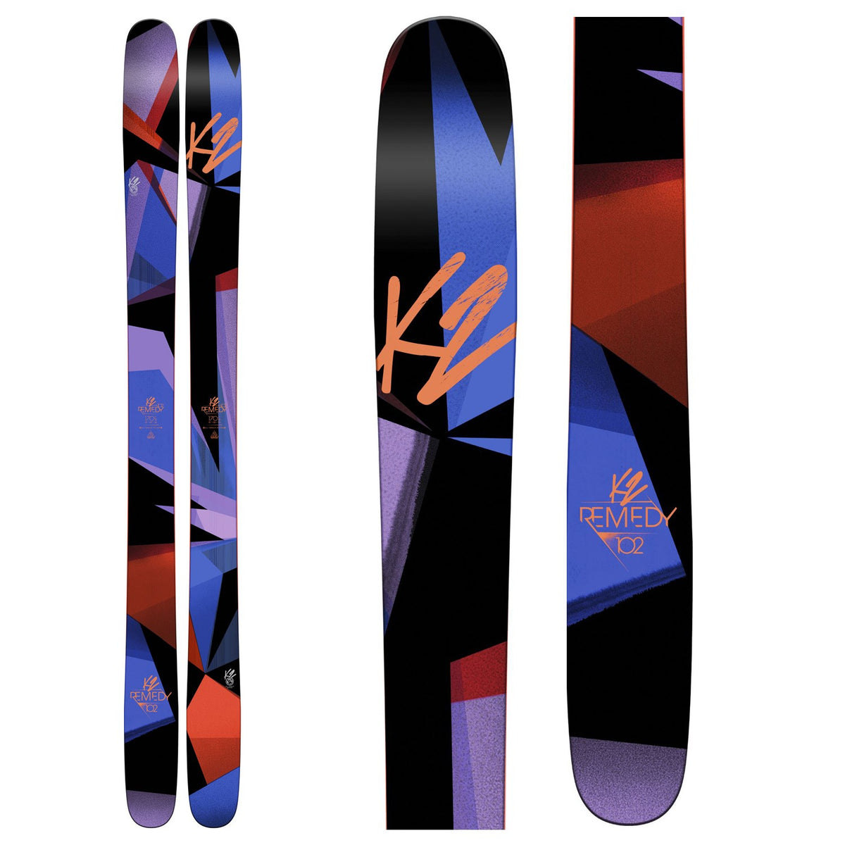 K2 Remedy 102 Skis + Tyrolia Attack 13 Bindings 2016