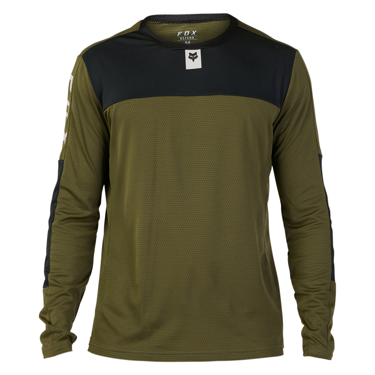 Fox Racing Defend Foxhead Long-Sleeve Jersey Olive Green