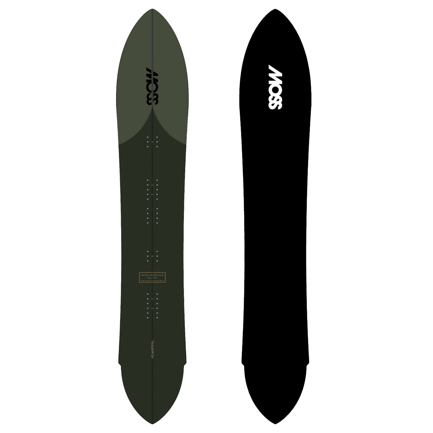 Moss Snowstick Wing Pin 75 Snowboard 2024 – evo