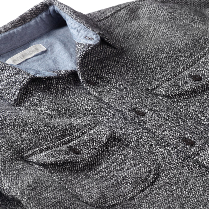 Outerknown Blanket Shirt - Men's Black Jasper Blanket
