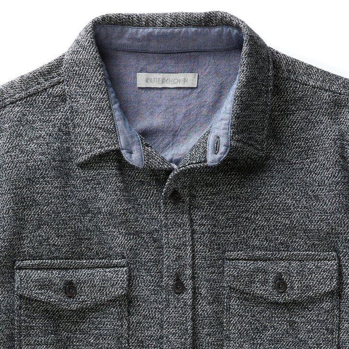 Outerknown Blanket Shirt - Men's Black Jasper Blanket