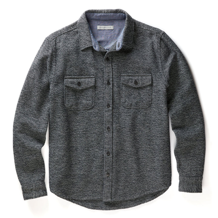 Outerknown Blanket Shirt - Men's Black Jasper Blanket