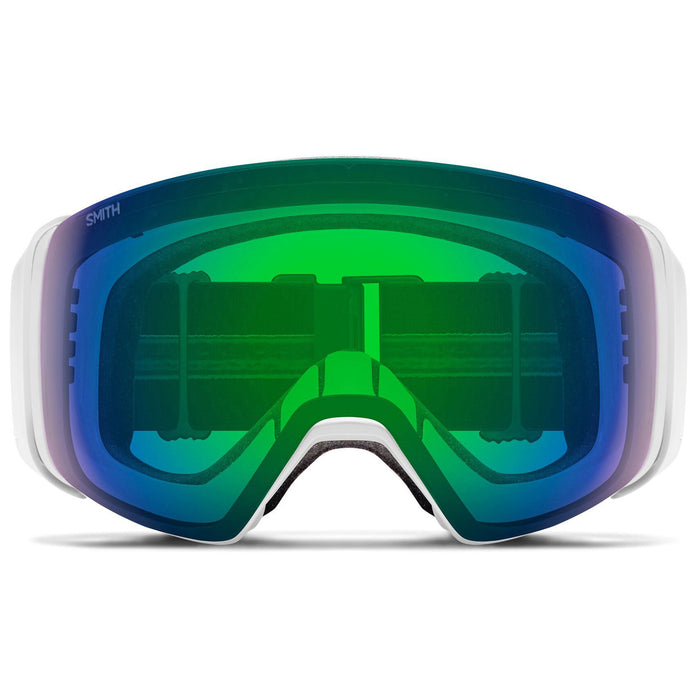 Smith 4D MAG Goggles White Vapor/ChromaPop Everyday Green Mirror+ChromaPop Storm Rose Flash