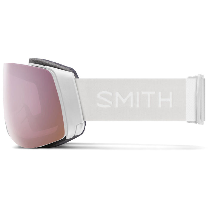 Smith 4D MAG Low Bridge Fit Goggles White Vapor/ChromaPop Everday Rose Gold Mirror+ChromaPop Storm Rose Flash