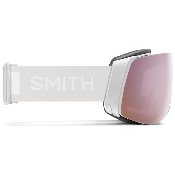 Smith 4D MAG Low Bridge Fit Goggles White Vapor/ChromaPop Everday Rose Gold Mirror+ChromaPop Storm Rose Flash