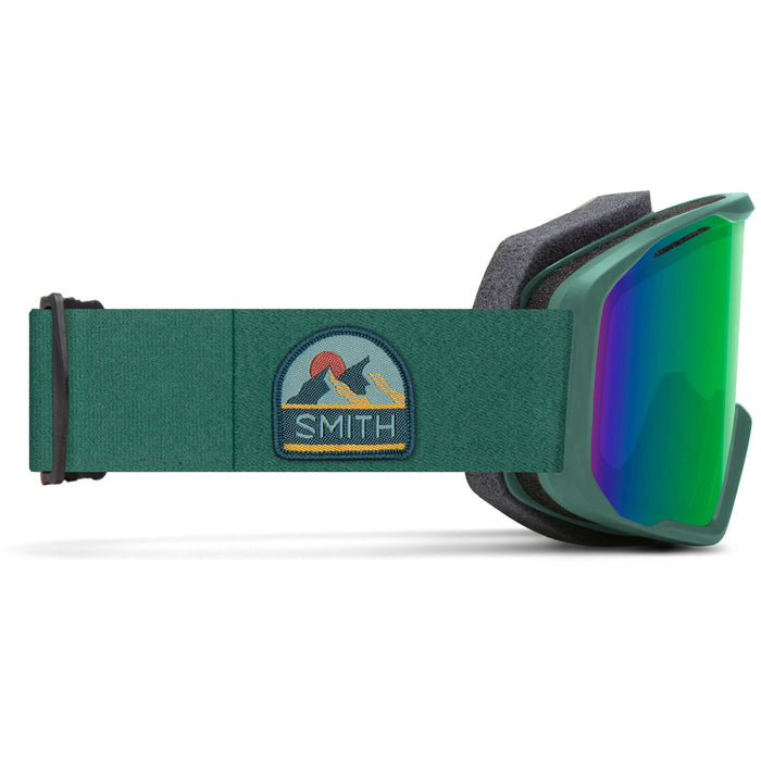 Smith Blazer Low Bridge Fit Goggles Alpine Green Vista/Green Sol-X Mirror