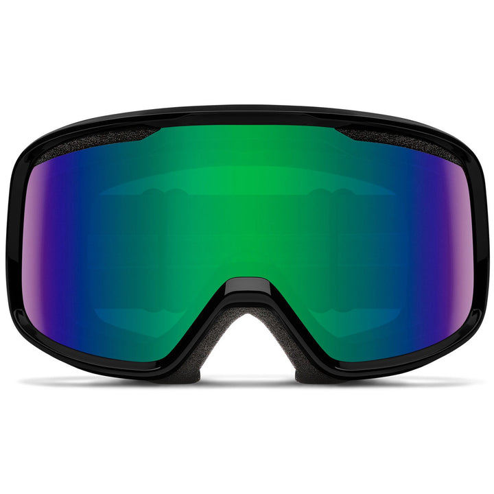Smith Frontier Goggles Black/Green Sol-X Mirror