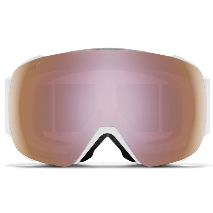 Smith I/O MAG Goggles White Vapor/ChromaPop Everday Rose Gold Mirror+ChromaPop Storm Rose Flash