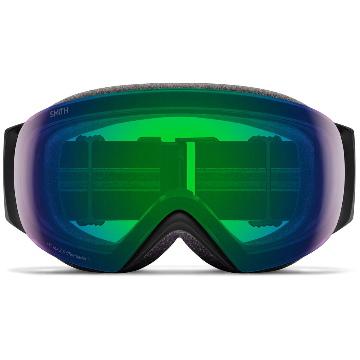 Smith I/O MAG S Goggles - Women's Black/ChromaPop Everday Green Mirror+ChromaPop Storm Blue Sensor Mirror