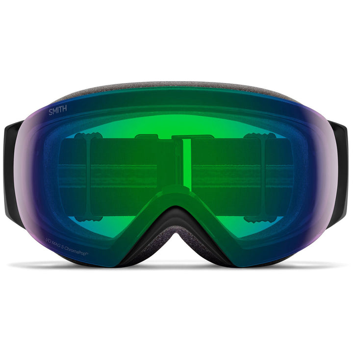 Smith I/O MAG S Goggles - Women's Black/ChromaPop Everday Green Mirror+ChromaPop Storm Blue Sensor Mirror