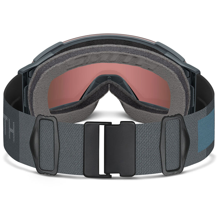 Smith I/O MAG XL Low Bridge Fit Goggles Slate/ChromaPop Everday Red Mirror+ChromaPop Storm Blue Sensor Mirror