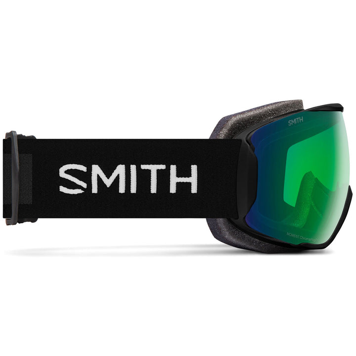 Smith Moment Goggles - Women's Black/ChromaPop Everyday Green Mirror