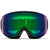 Smith Moment Goggles - Women's Black/ChromaPop Everyday Green Mirror