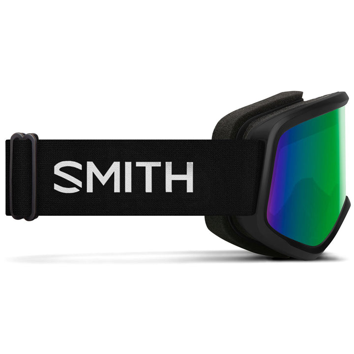 Smith Snowday Goggles - Kids' Black/Green Sol-X Mirror