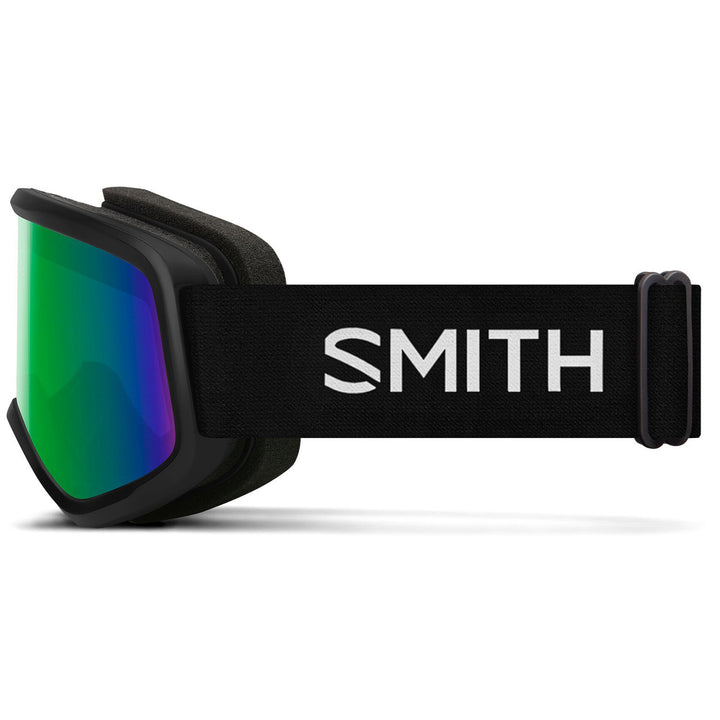 Smith Snowday Goggles - Kids' Black/Green Sol-X Mirror