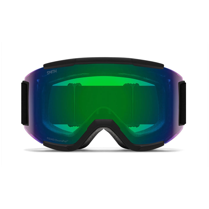 Smith Squad Goggles Black/ChromaPop Everyday Green Mirror+Clear