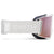 Smith Squad S Goggles - Women's White Vapor/ChromaPop Everday Rose Gold Mirror+Clear
