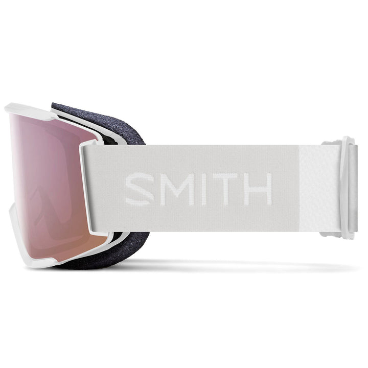 Smith Squad S Goggles - Women's White Vapor/ChromaPop Everday Rose Gold Mirror+Clear