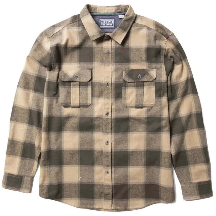 Vissla Creators Innovators Eco Long-Sleeve Flannel - Men's Tarp