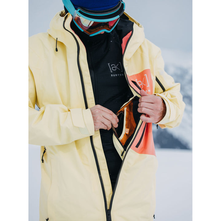 Burton AK 2L GORE-TEX Cyclic Jacket - Men's Buttermilk/Reef Pink