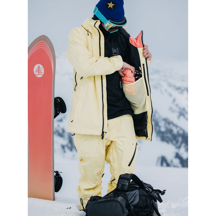 Burton AK 2L GORE-TEX Cyclic Jacket - Men's Buttermilk/Reef Pink