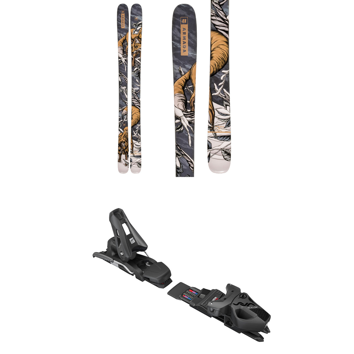 Armada ARV Mini Skis + SP 7.5 Bindings - Kids' 2017
