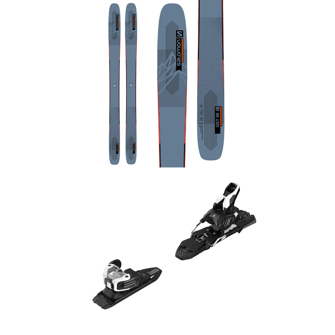 Salomon QST 98 Skis + Salomon Warden MNC 13 Demo Ski Bindings 2023
