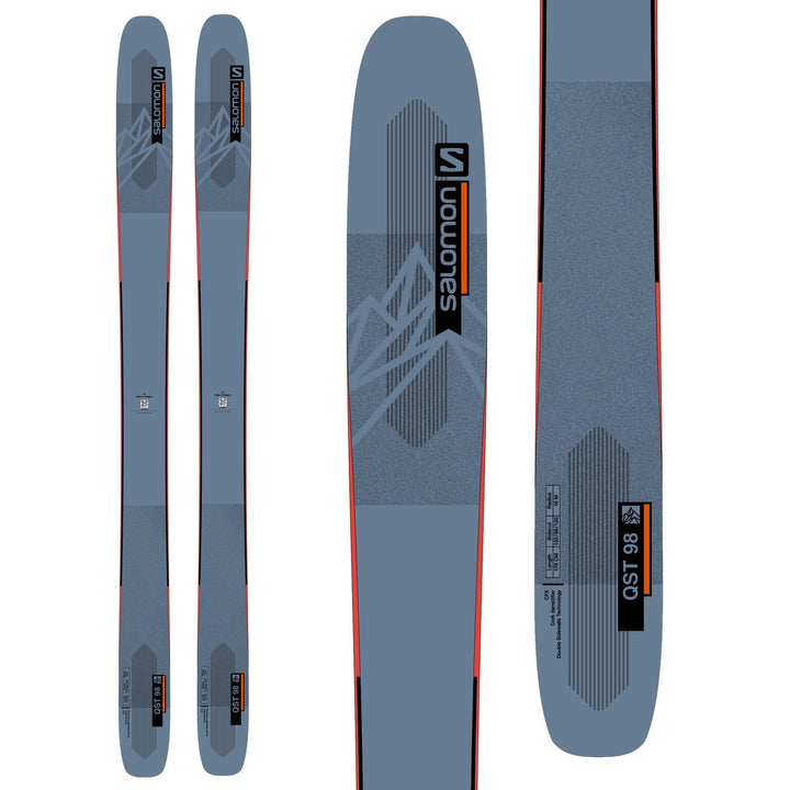Salomon QST 98 Skis + Salomon Warden MNC 13 Demo Ski Bindings 2023
