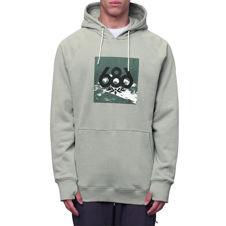686 MTN Knockout Hoodie - Men's Dusty Sage