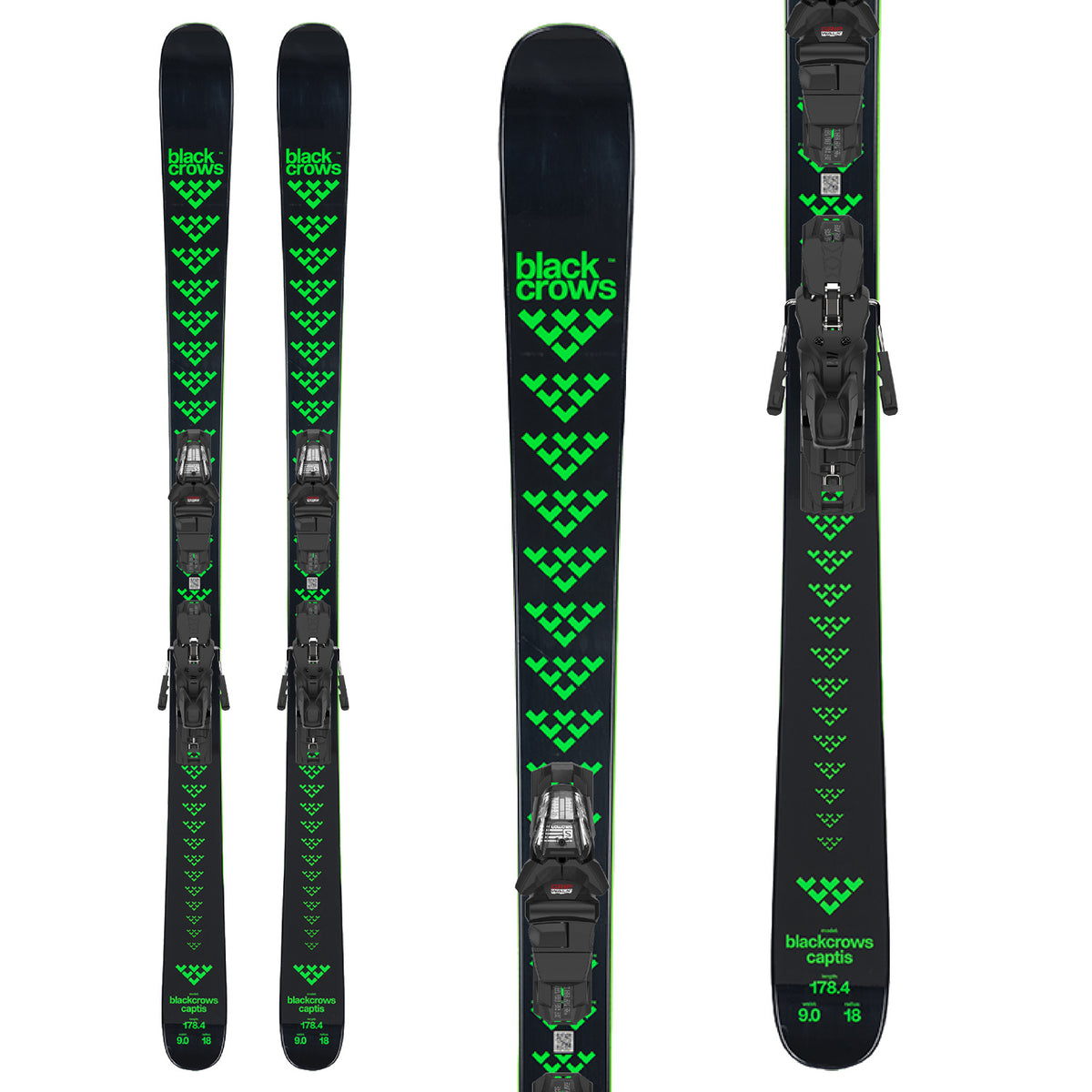 Black Crows Captis RT Skis + E M12 GW Ski Bindings 2023