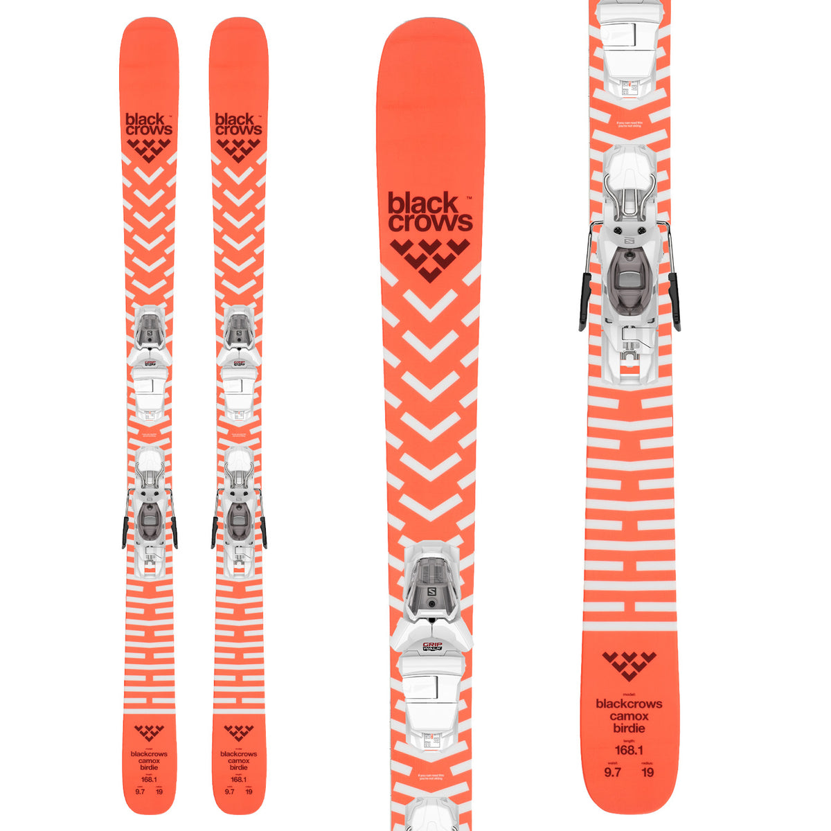 Black Crows Camox Birdie Skis + E M12 GW Ski Bindings 2021