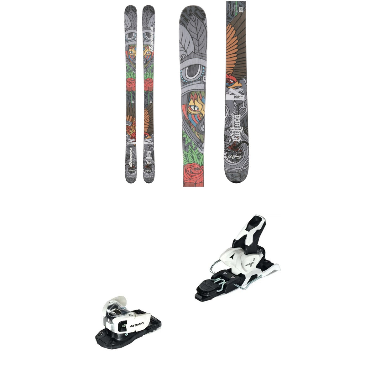 Nordica Cultura Skis 2024 + Atomic Warden MNC 11 Ski Bindings