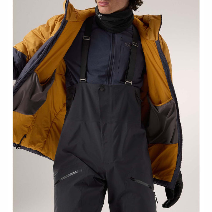 Arc'teryx Rush Insulated Jacket - Men's Black Sapphire/Yukon