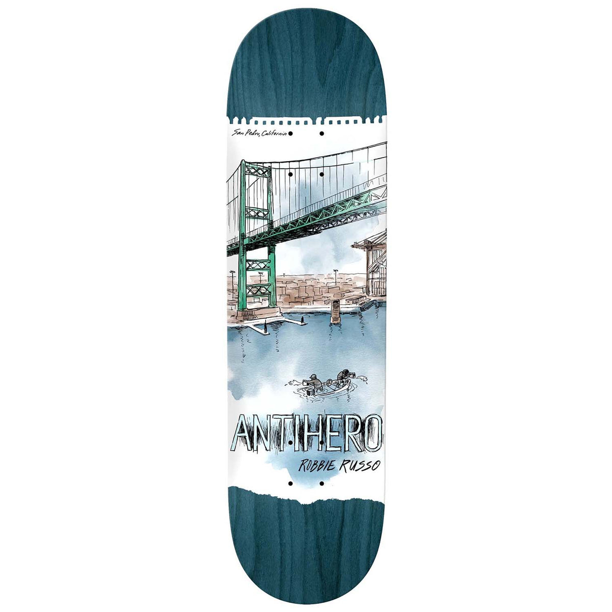 Anti Hero Russo Cityscapes 8.5 Skateboard Deck
