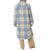 Rip Curl Long Line Check Jacket - Women's Mid Blue