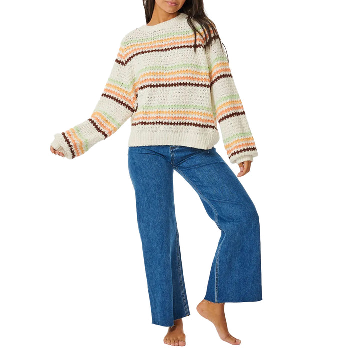 Rip Curl Holiday Tropics Crew - Women's Cream