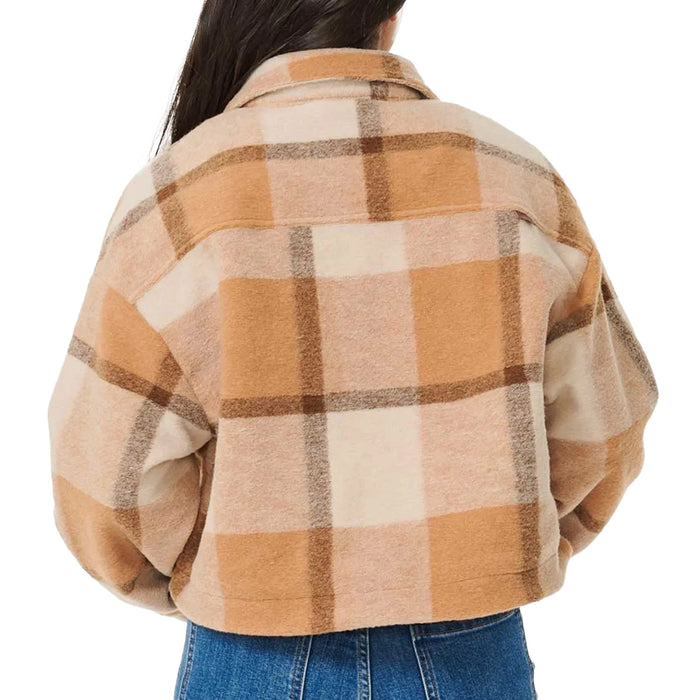 Rip Curl Tropics Check Jacket - Women's Light Peach
