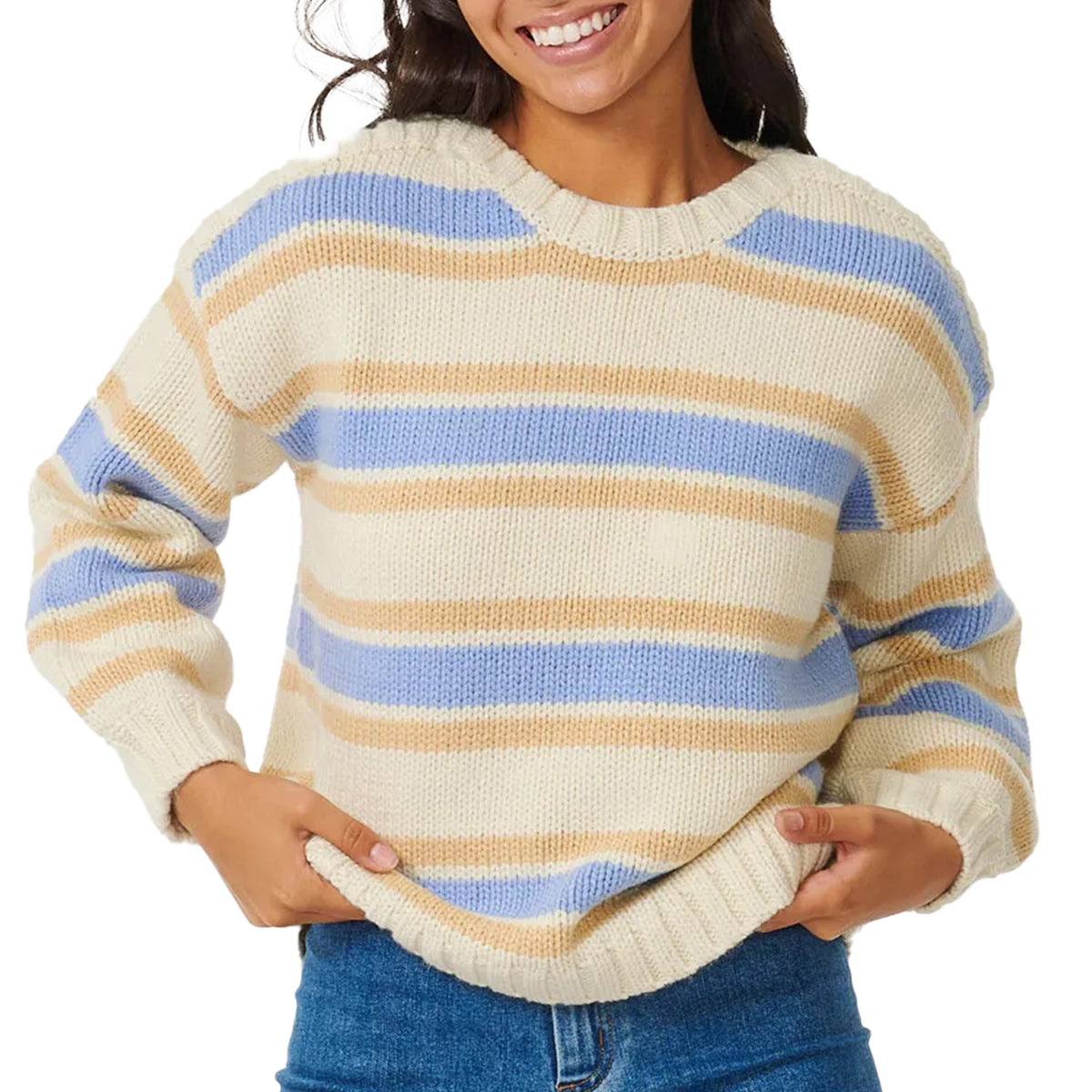 Rip Curl Hot Tropics Crew - Women's Tan