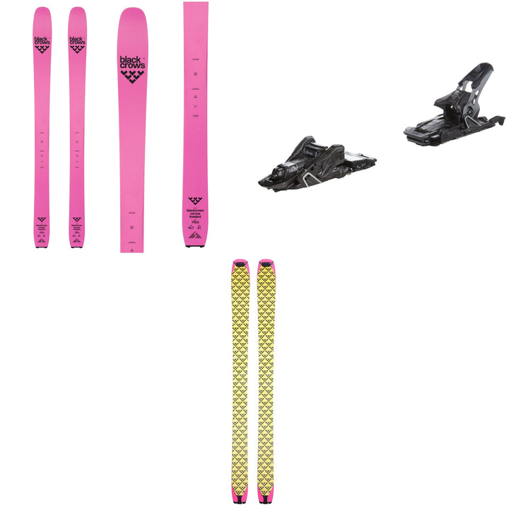 Black Crows Corvus Freebird Skis + Salomon S/Lab Shift MNC 13 Alpine Touring Ski Bindings + Black Crows Pilus Corvus Freebird Climbing Skins 2024
